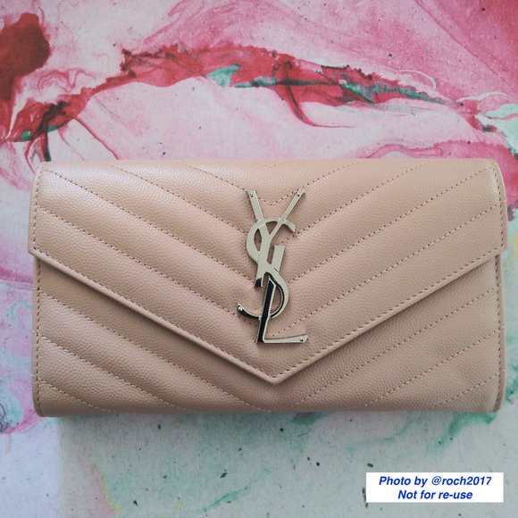 YSL Yves Saint Laurent Monogram Matelasse Wallet - Picture 15 of 15